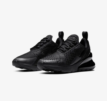 Men's Hot sale Running weapon Air Max 270 Black Shoes 0114